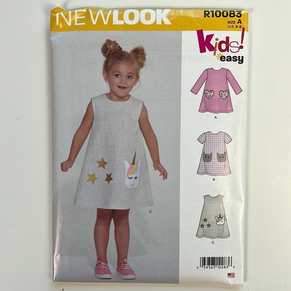 Lot of 4 Kids Baby Sewing Patterns by NEW LOOK R10273 R10287 R10083 R10542 Uncut - Picture 6 of 12